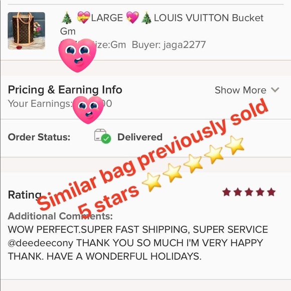 Authentic Louis Vuitton  Bucket Gm #Y0350 - Picture 17 of 17